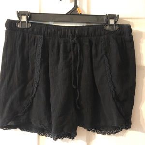 Black Lacy shorts